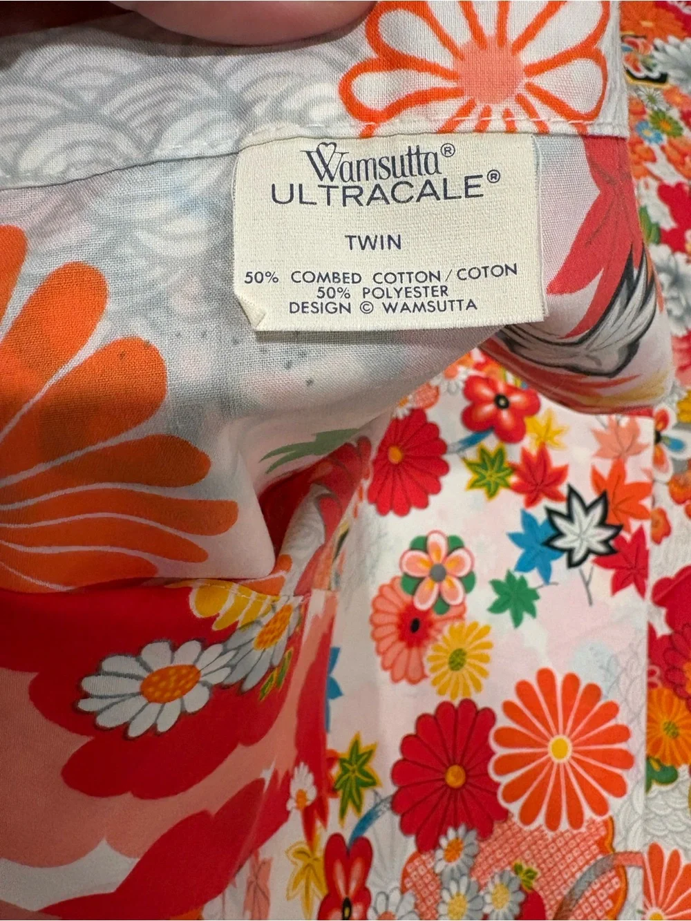 Wamsutta Kimono 7-pc Twin Set: Comforter, Flat/Fitted Sheets, Pillow & Euro Sham